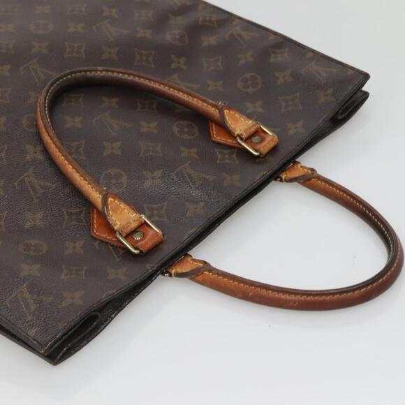 LOUIS VUITTON Monogram Sac Plat Hand Bag M51140 - Picture 6 of 11